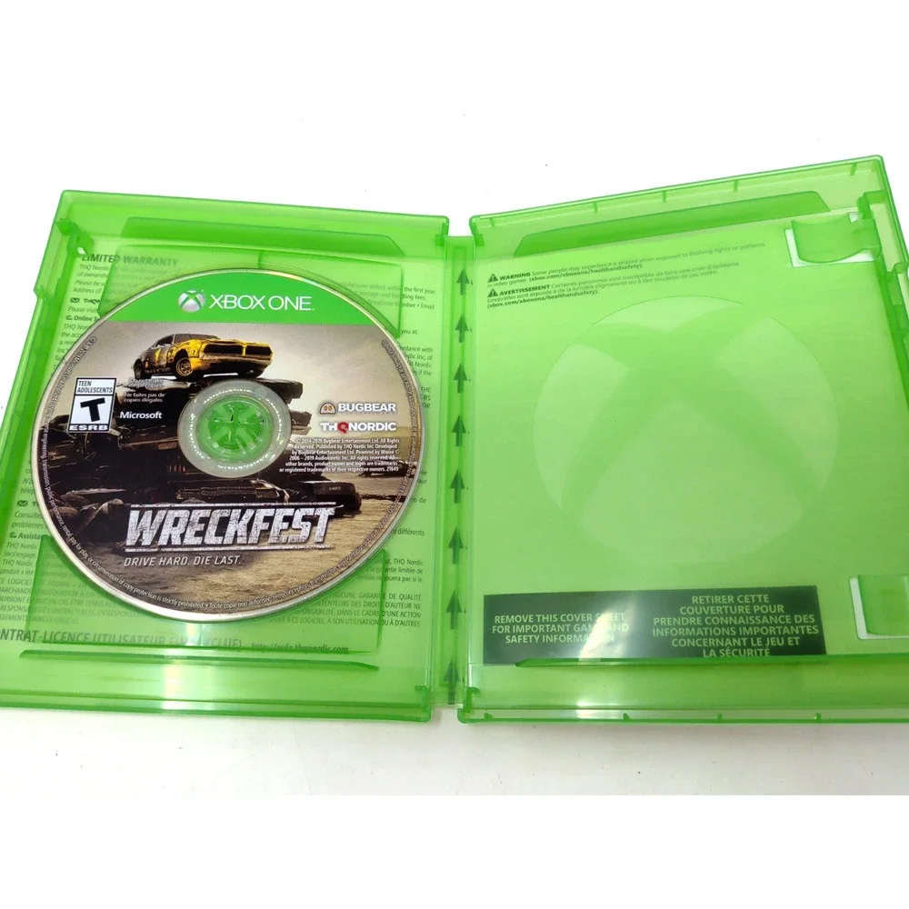 Wreckfest - Microsoft Xbox One Tested & Working Complete fast Shipping